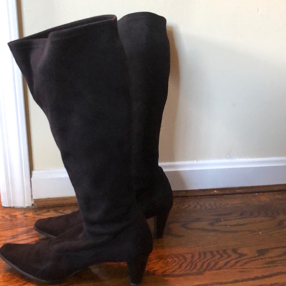 Vaneli Black Suede Lillie boots